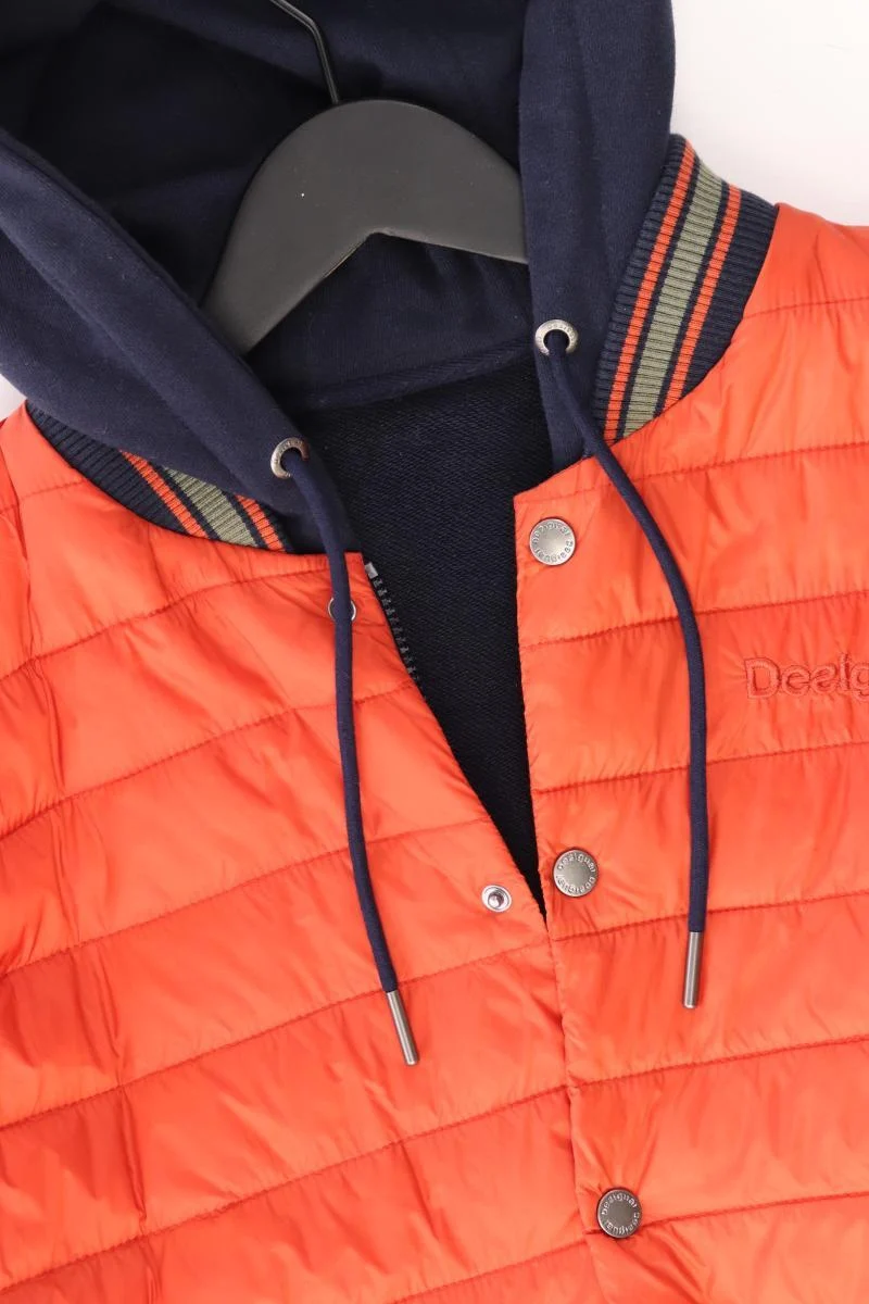 Desigual Steppjacke für Herren Gr. M orange aus Polyester