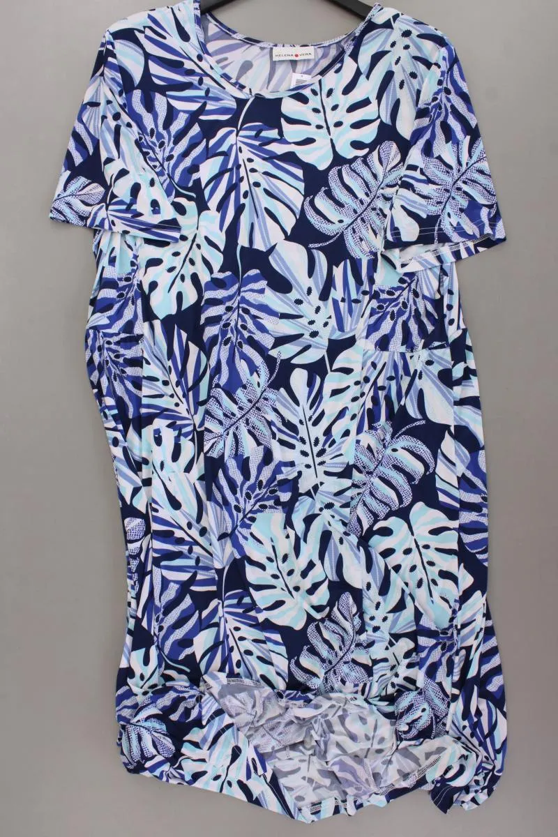 Helena Vera Kurzarmkleid Gr. 50 blau aus Polyester