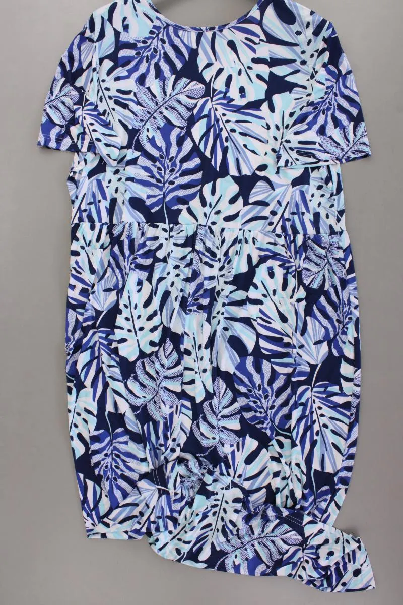 Helena Vera Kurzarmkleid Gr. 50 blau aus Polyester