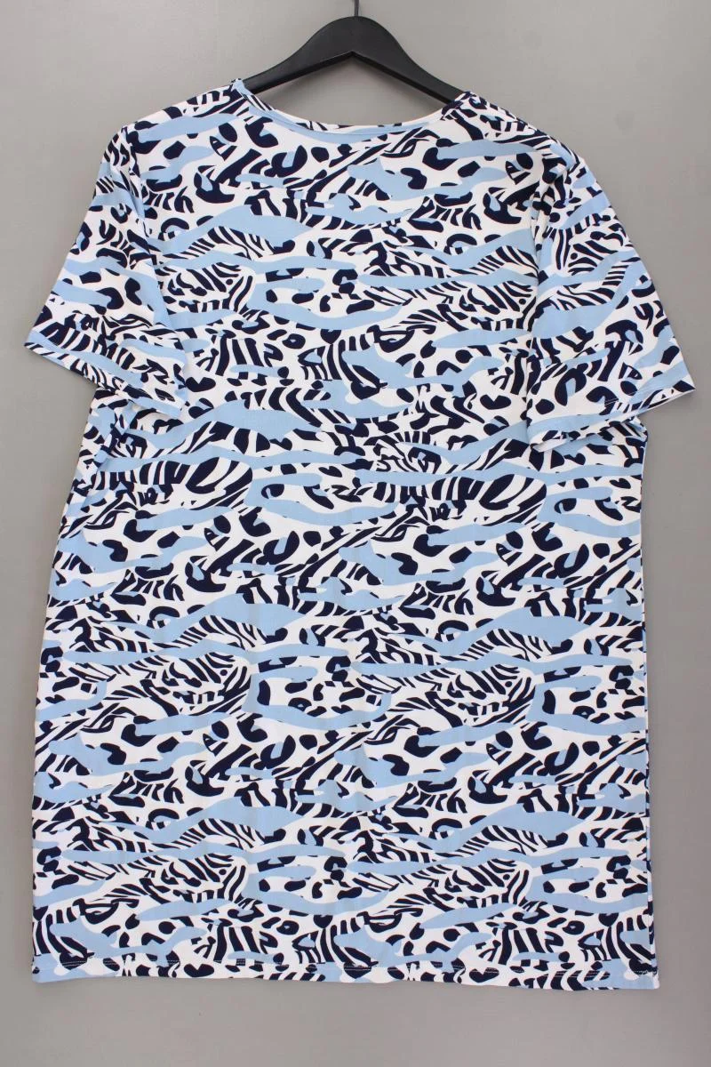 Helena Vera Nachtkleid Gr. 48 Kurzarm blau aus Viskose