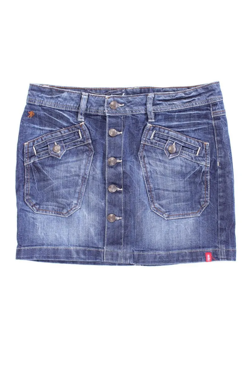 edc by Esprit Jeansrock Gr. 38 blau aus Baumwolle