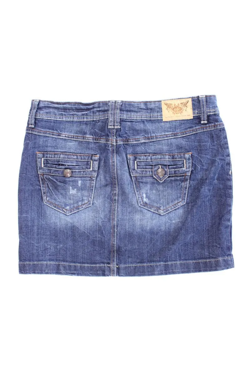 edc by Esprit Jeansrock Gr. 38 blau aus Baumwolle