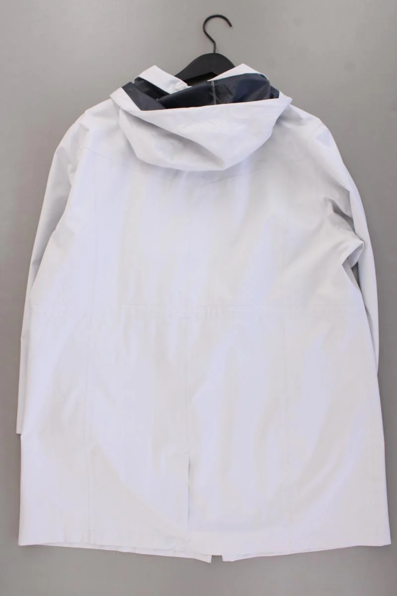 fiora blue Kapuzenmantel Gr. 50 neuwertig grau aus Polyester