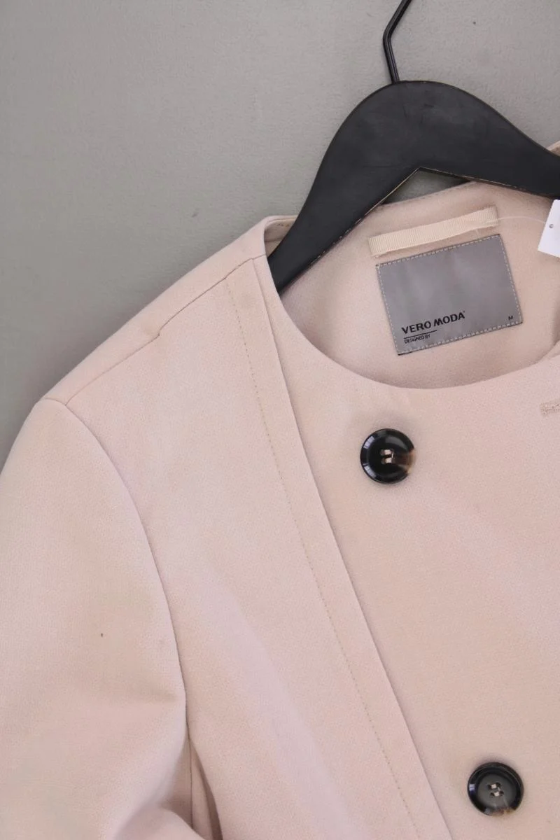 Vero Moda Classic Mantel Gr. M mit Gürtel rosa aus Polyester