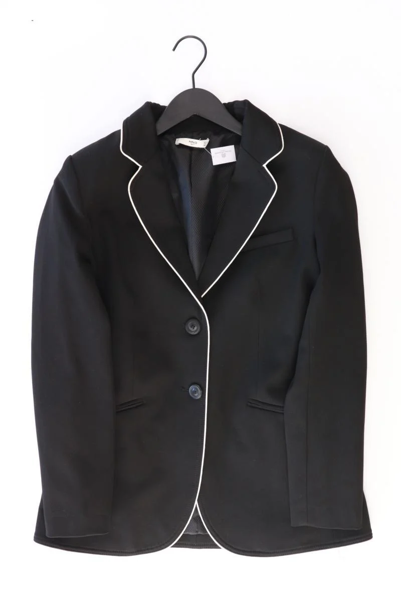 Mango Longblazer Gr. 40 schwarz aus Polyester