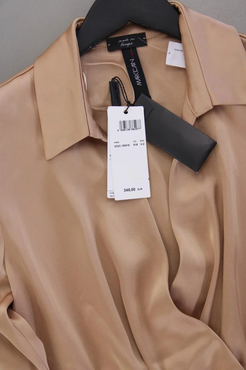 Marc Cain Langarmkleid Gr. 36 neu mit Etikett Neupreis: 349,0€! creme aus Acetat