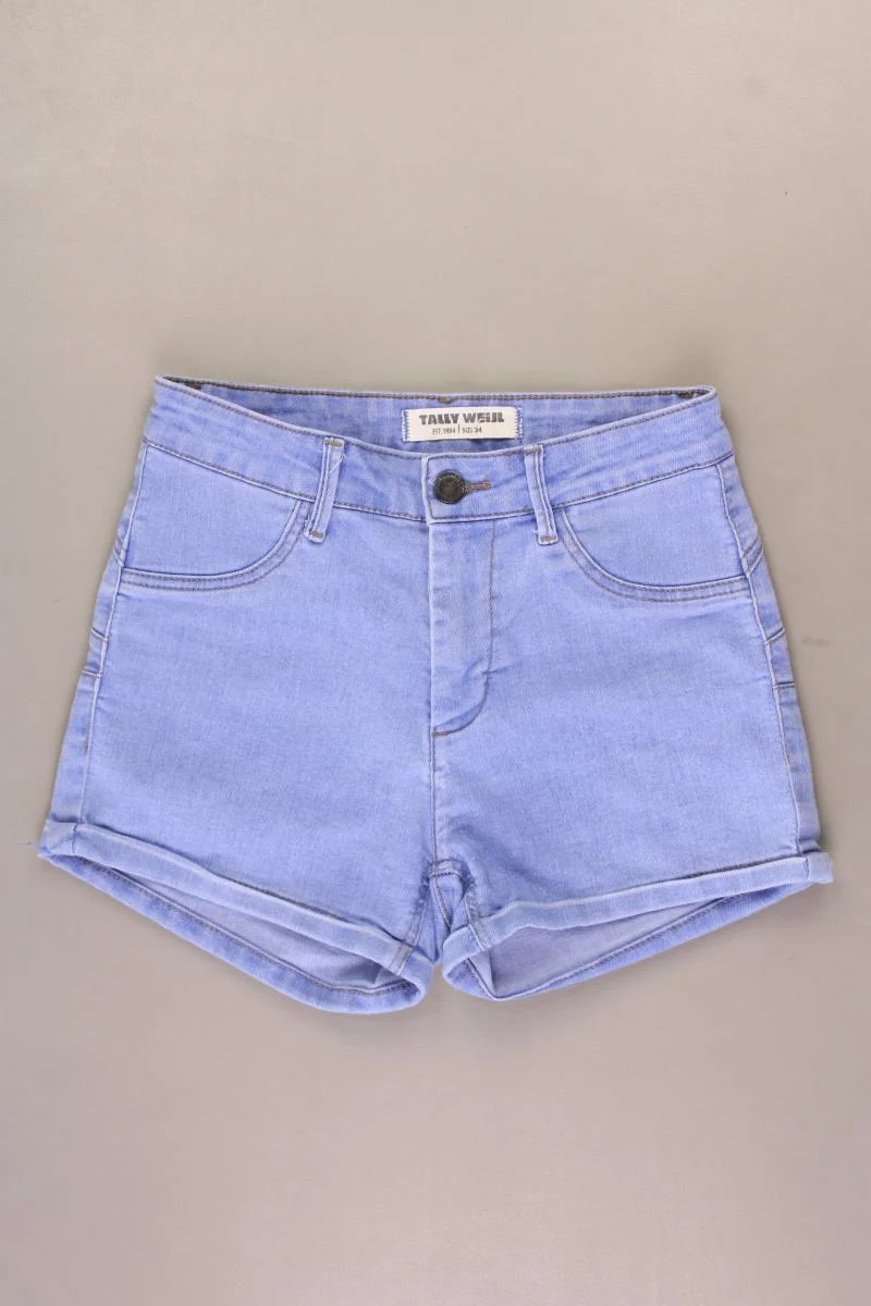tally weijl Shorts Gr. 34 blau
