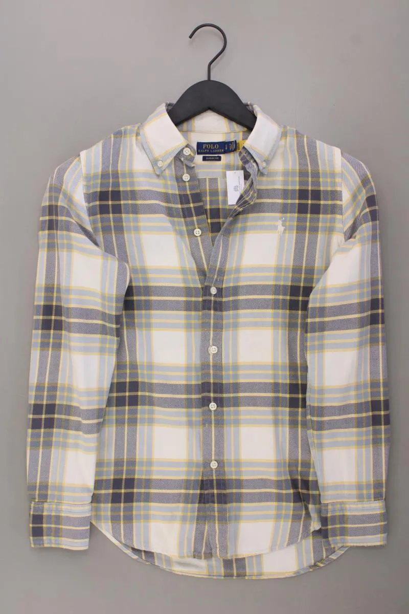 Polo by Ralph Lauren Karohemd für Herren Gr. S kariert Langarm creme