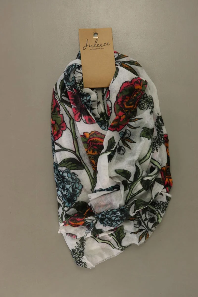 Juleeze Tuch mit Blumenmuster neu mit Etikett weiß