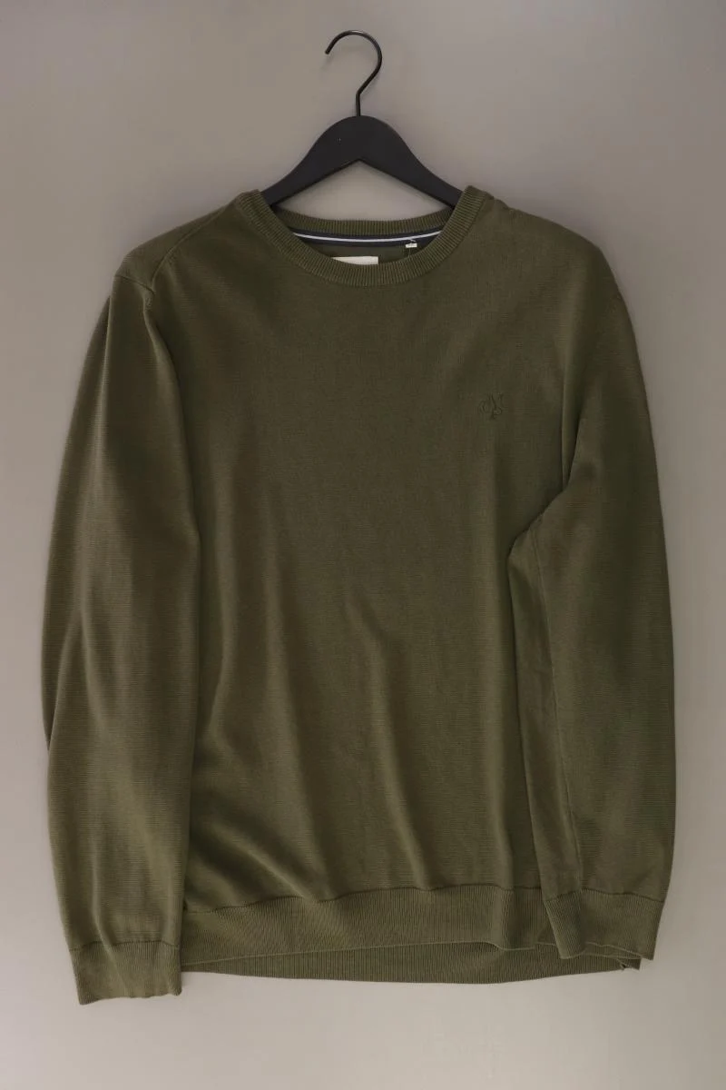 Marc O'Polo Feinstrickpullover für Herren Gr. XXL olivgrün aus Baumwolle