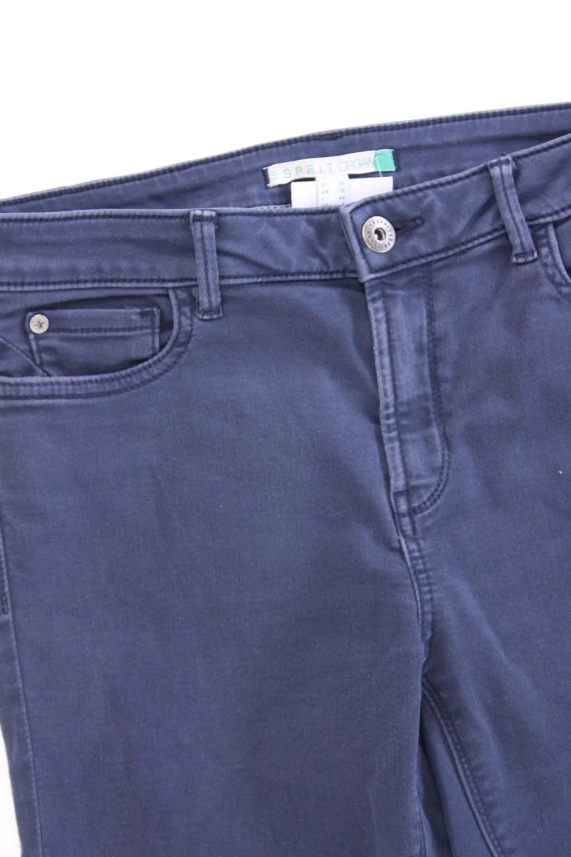 Esprit Organic Five-Pocket-Hose Gr. 36/L30 blau aus Baumwolle
