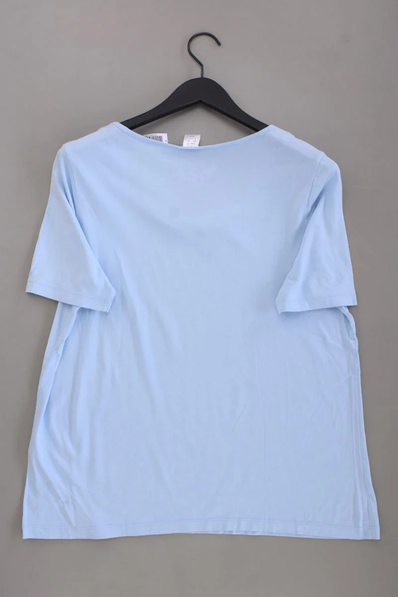 Paola T-Shirt Gr. 44 Kurzarm blau aus Baumwolle