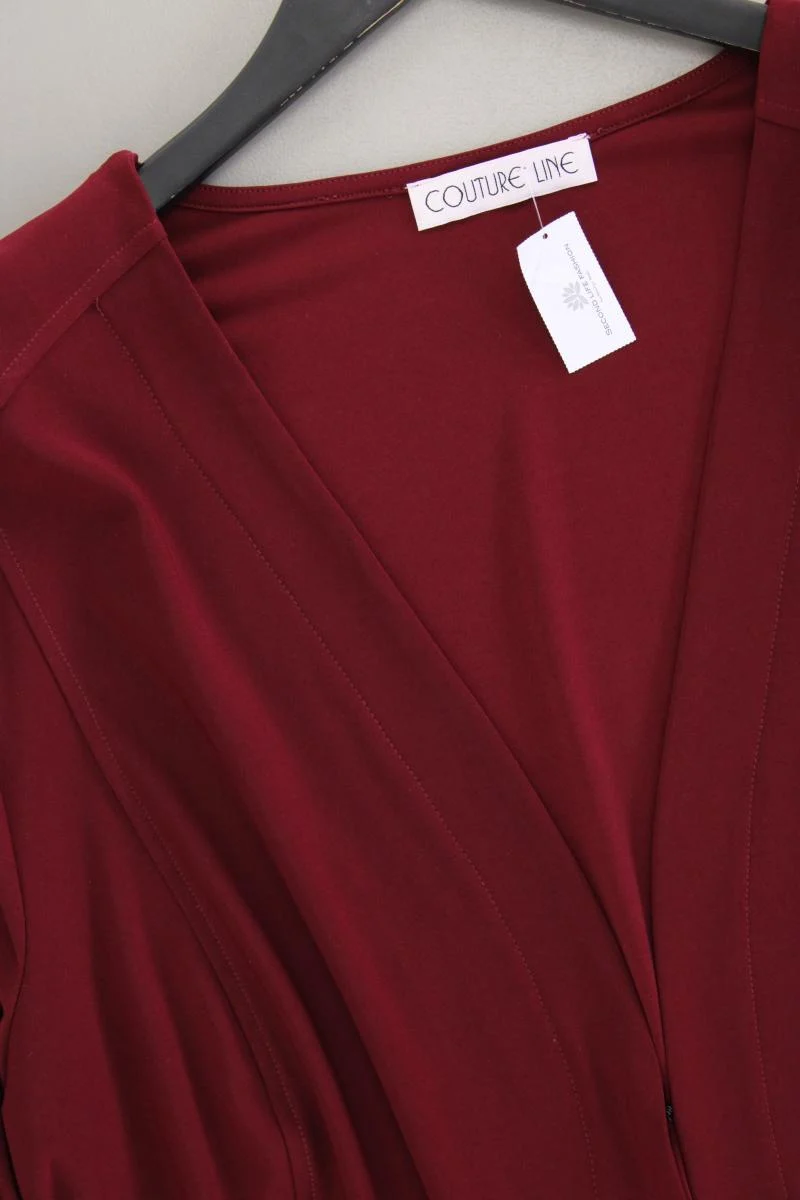Couture Line Strickjacke Gr. 50 Langarm rot aus Polyester