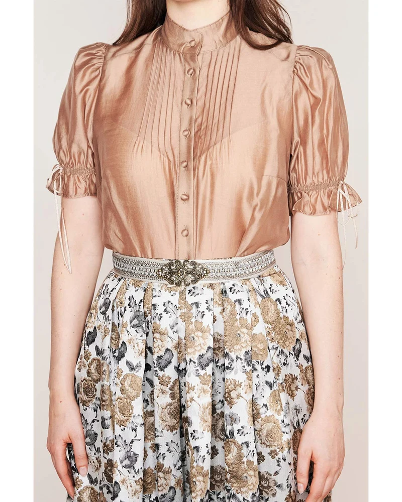 Krüger Collection Damen Trachtenrock "Judy" 266167 | Braun 60cm