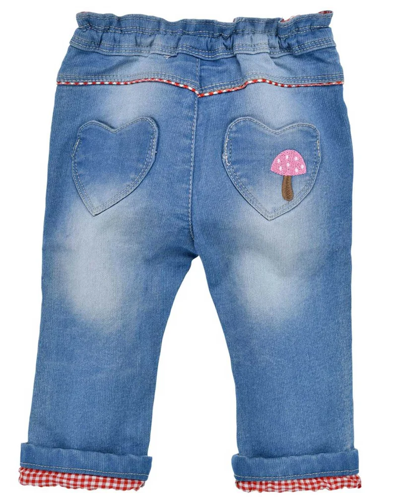 BONDI Baby Mädchen Jeans "Zuckermaus" 86854 | Blue denim