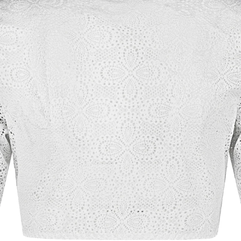 Nina von C. Halbarm Dirndlbluse "Daniela" 48464360 | Weiß