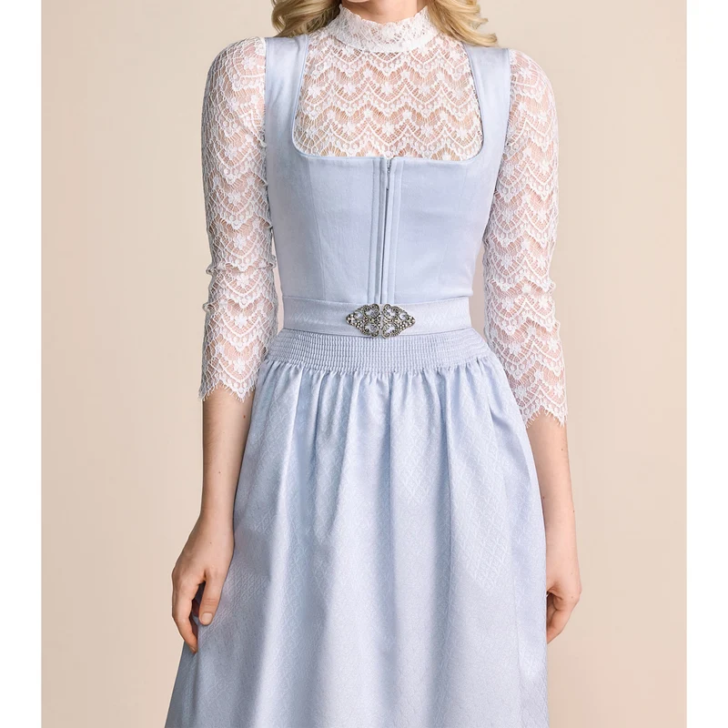 Krüger MADL Dirndl "Alisha" 415468 | Hellblau 60cm