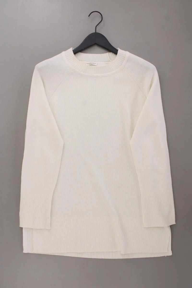 Essentials by Tchibo Strickpullover Gr. 40/42 neuwertig creme aus Polyester
