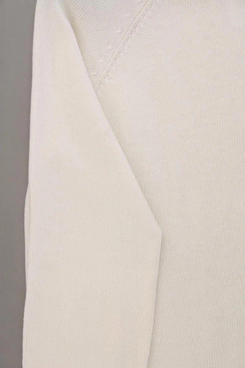 Essentials by Tchibo Strickpullover Gr. 40/42 neuwertig creme aus Polyester