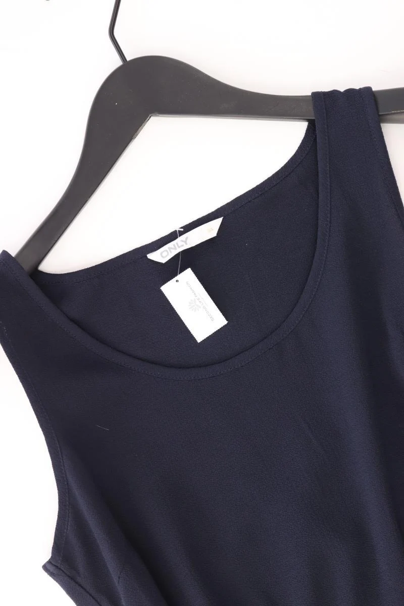 Only Kleid Gr. 34 Träger blau aus Polyester