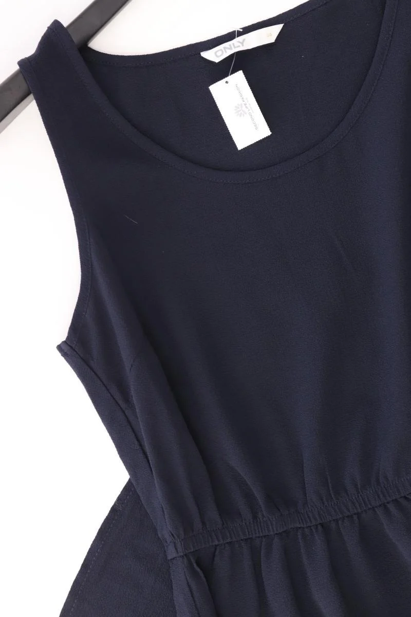 Only Kleid Gr. 34 Träger blau aus Polyester