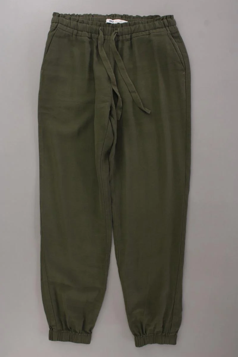 Only Stoffhose Gr. XS/L32 olivgrün aus Lyocell