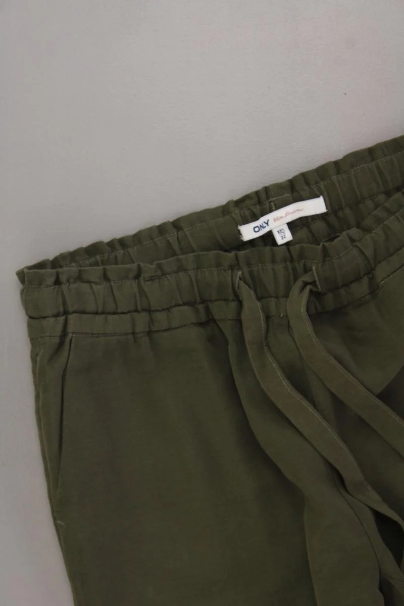 Only Stoffhose Gr. XS/L32 olivgrün aus Lyocell