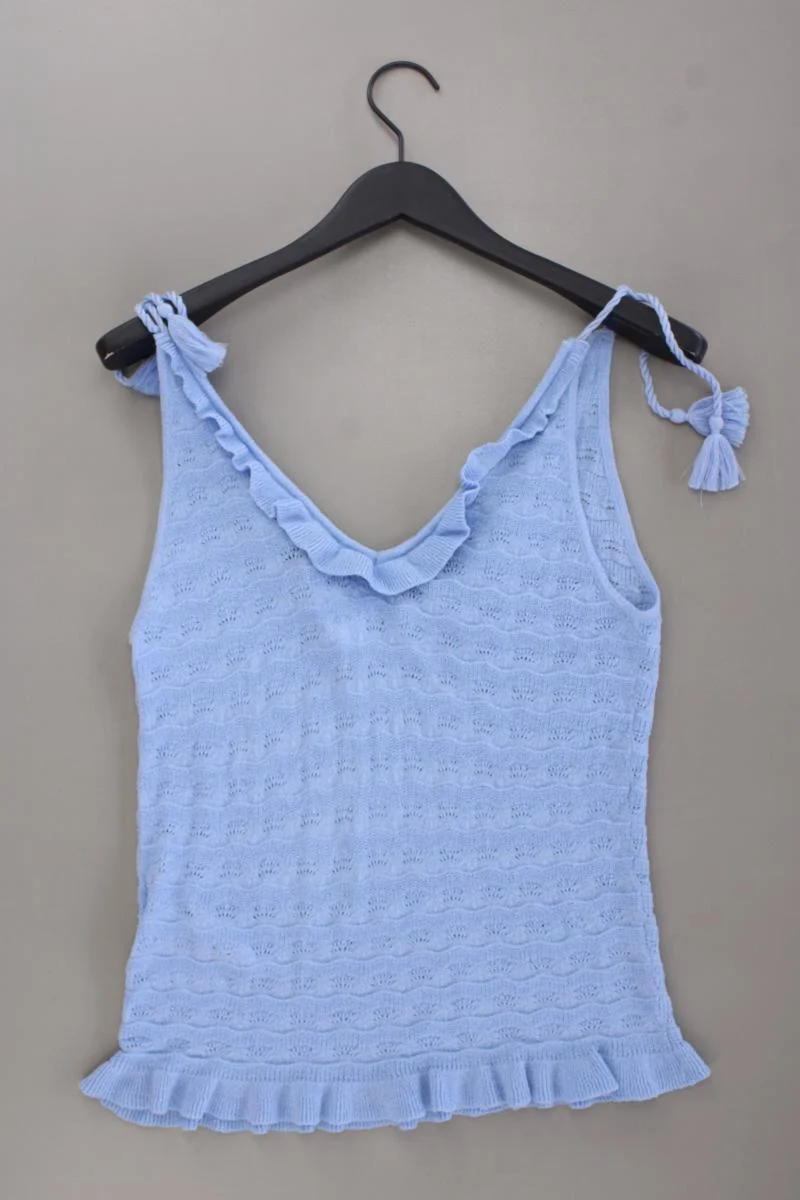 Vero Moda Stricktop Gr. L neuwertig blau aus Polyacryl