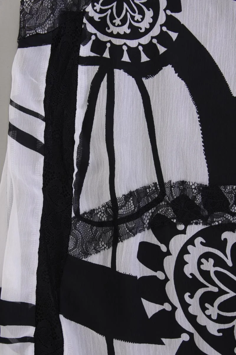 Desigual Chiffonkleid Gr. 36 Ärmellos schwarz aus Polyester