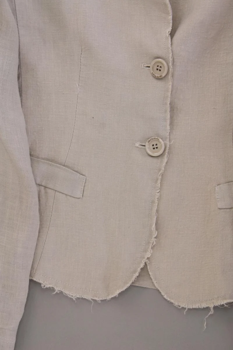 Imperial Leinenblazer Gr. S creme
