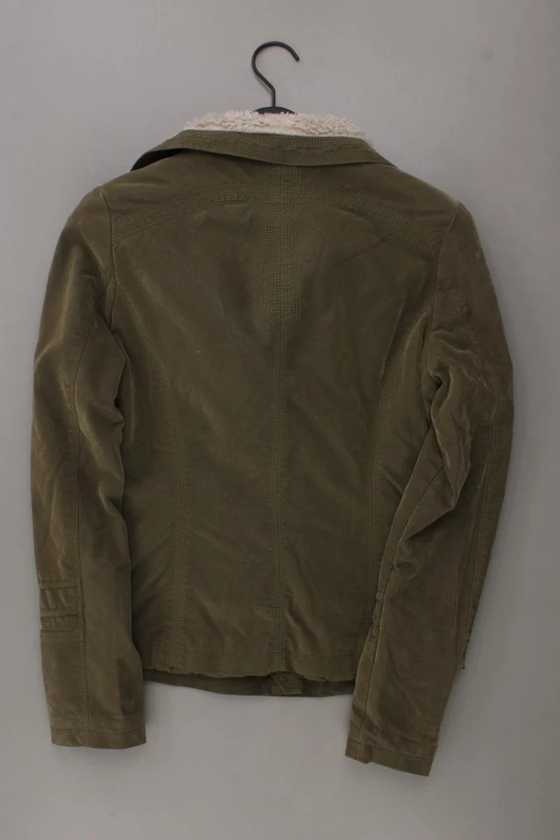 Bludeise Slim Jacke Gr. M olivgrün aus Polyurethan