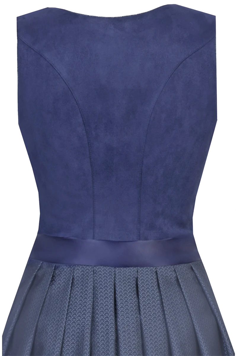 Midi-Dirndl mit Veloursoberteil