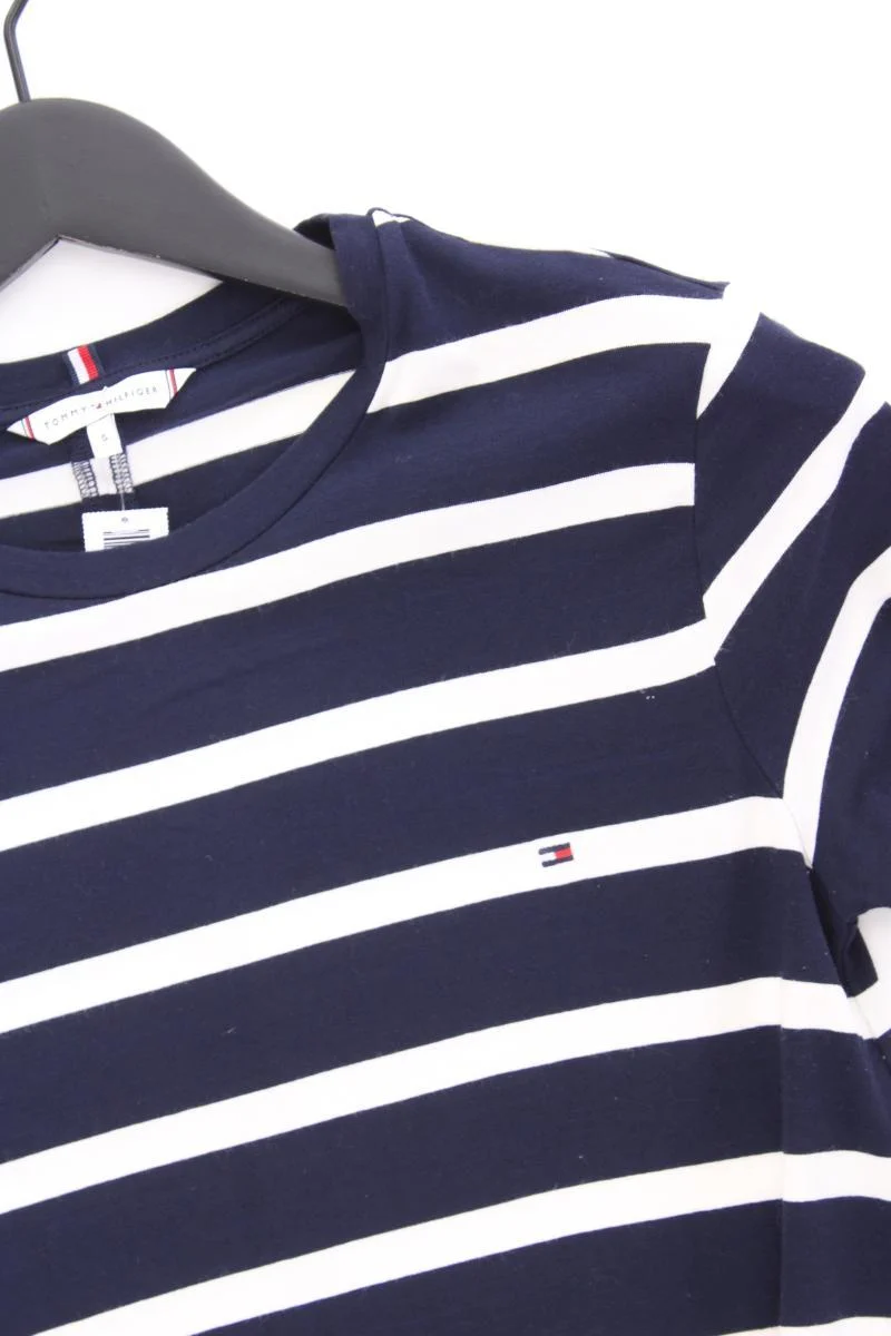 Tommy Hilfiger Jerseykleid Gr. S gestreift Kurzarm blau