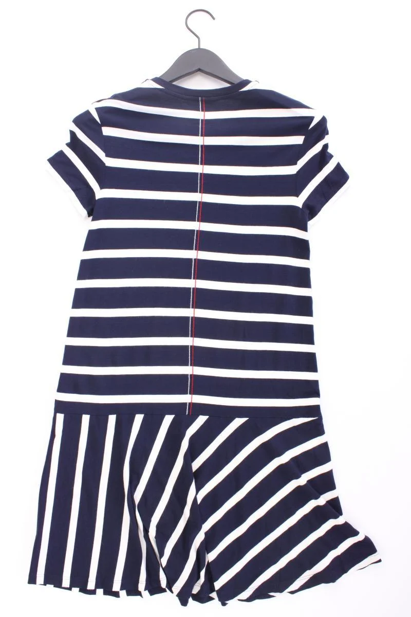 Tommy Hilfiger Jerseykleid Gr. S gestreift Kurzarm blau
