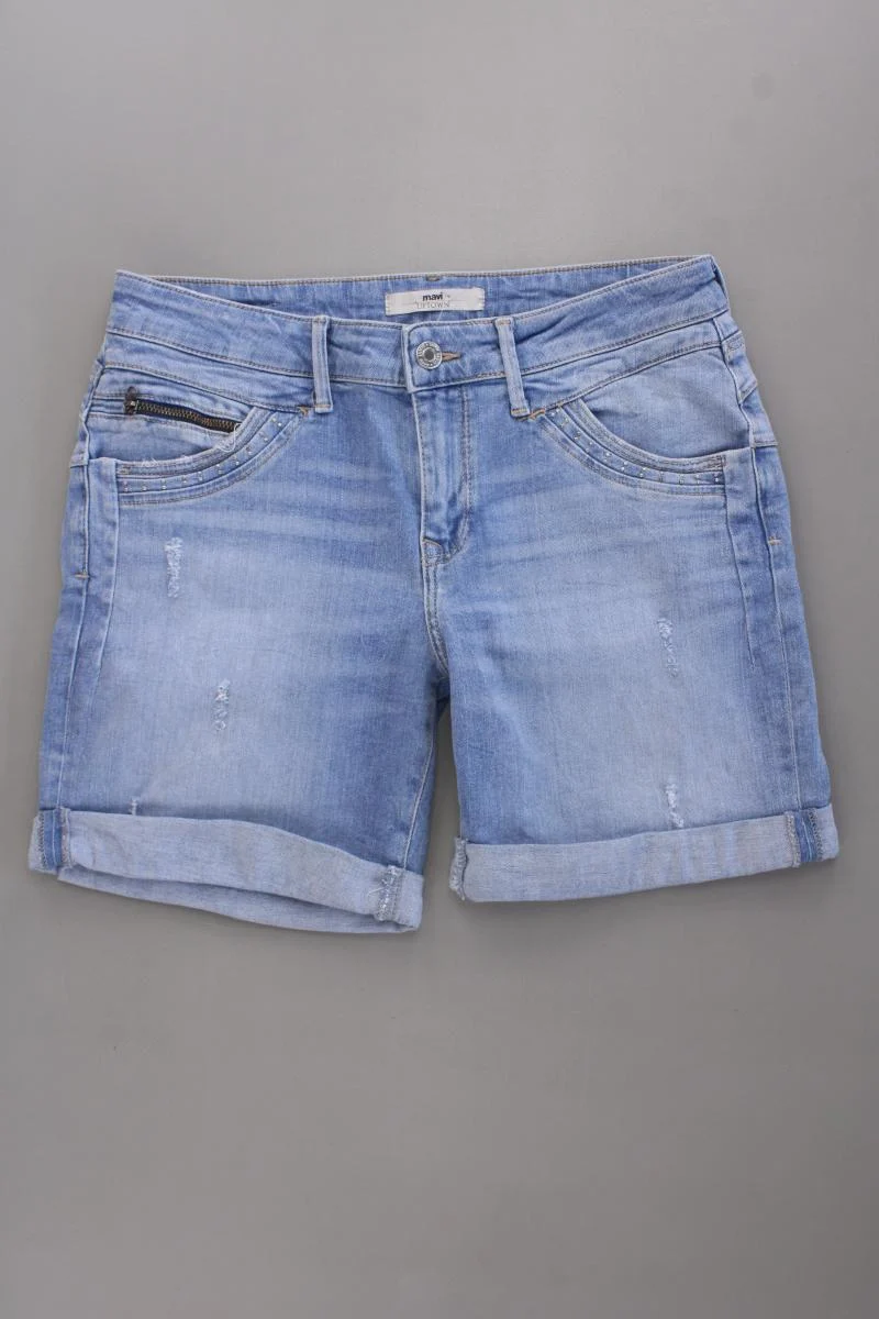Mavi Jeansshorts Gr. W26 blau aus Baumwolle