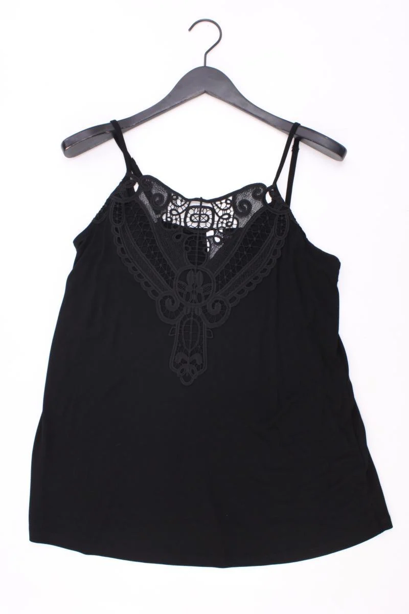 Aniston Spaghetti-Top Gr. 40 schwarz aus Viskose