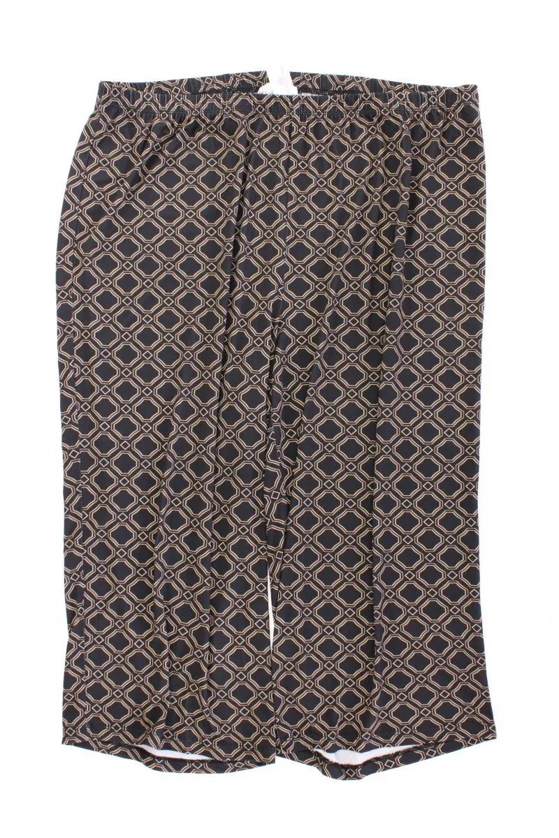 in-Print Stretchhose Gr. XL schwarz aus Polyester