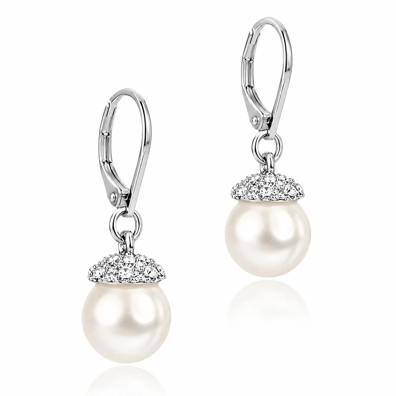 LUISIA® Perlen Ohrringe mit Kristallen von Swarovski®