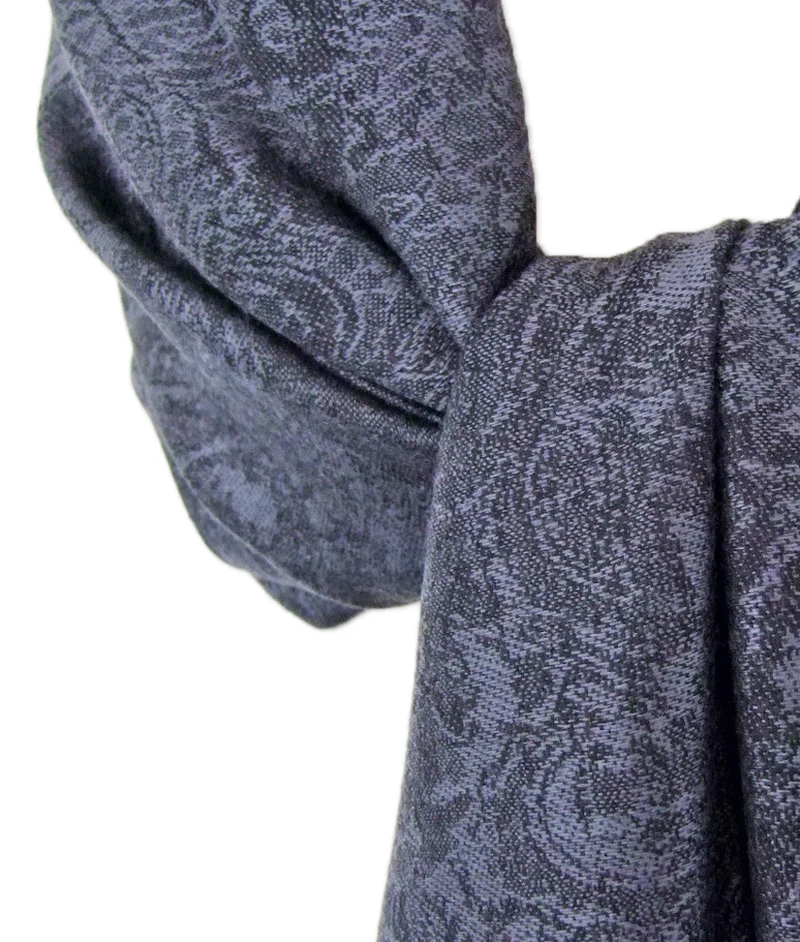 Halstuch aus Viscose - Stola Schal 185 x 70 cm | Anthrazit