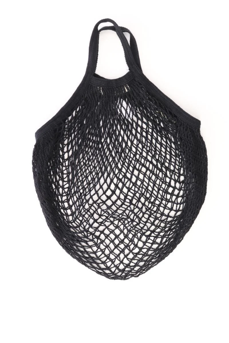 Turtle Bag Einkaufstasche schwarz aus Baumwolle