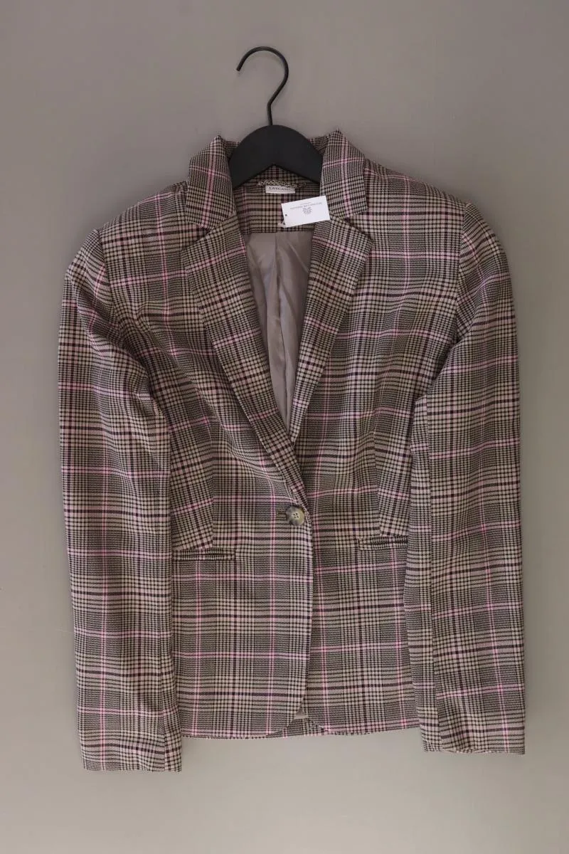 Lascana Regular Blazer Gr. 36 kariert braun aus Polyester