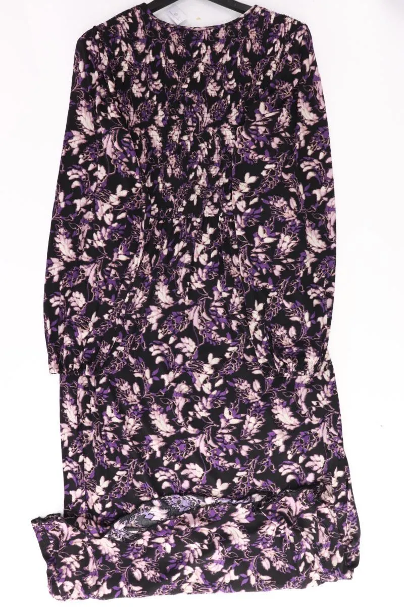 B.Young Stretchkleid Gr. XL mit Blumenmuster Langarm lila aus Polyester