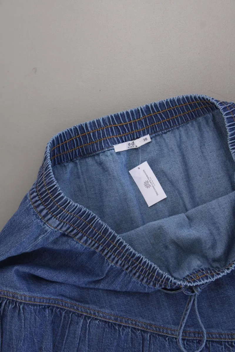 edc by Esprit Jeansrock Gr. 36 neuwertig blau aus Baumwolle