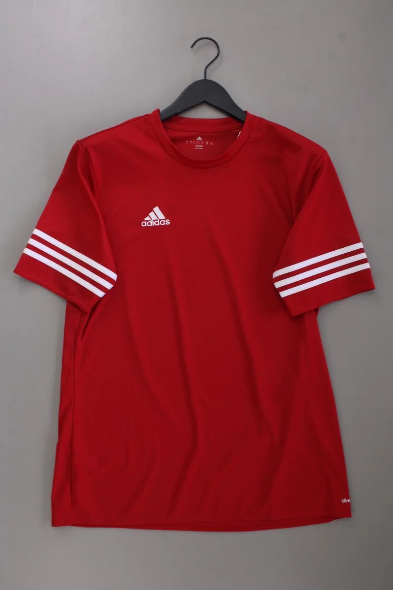 Adidas Sportshirt für Herren Gr. L neuwertig Kurzarm rot