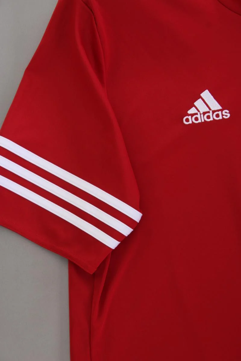 Adidas Sportshirt für Herren Gr. L neuwertig Kurzarm rot