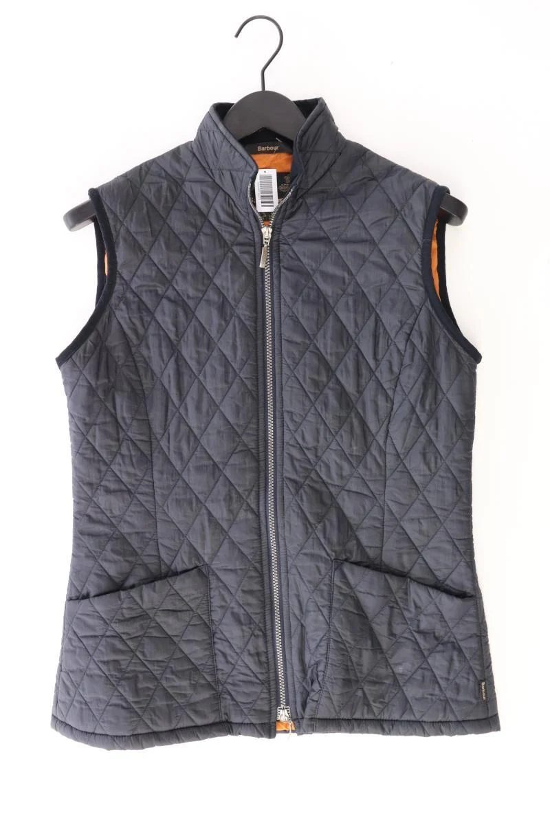 Barbour Steppweste Gr. 36 blau aus Polyester