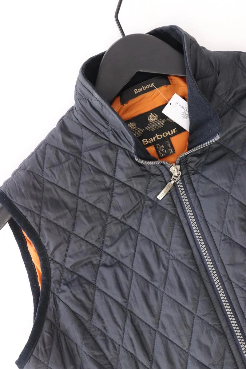 Barbour Steppweste Gr. 36 blau aus Polyester