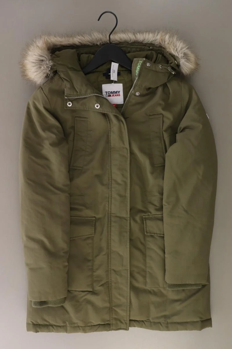 Tommy Jeans Daunenjacke Gr. M olivgrün aus Polyester