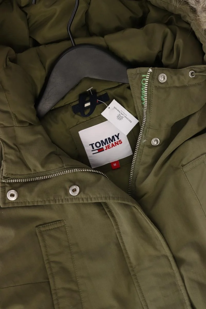 Tommy Jeans Daunenjacke Gr. M olivgrün aus Polyester