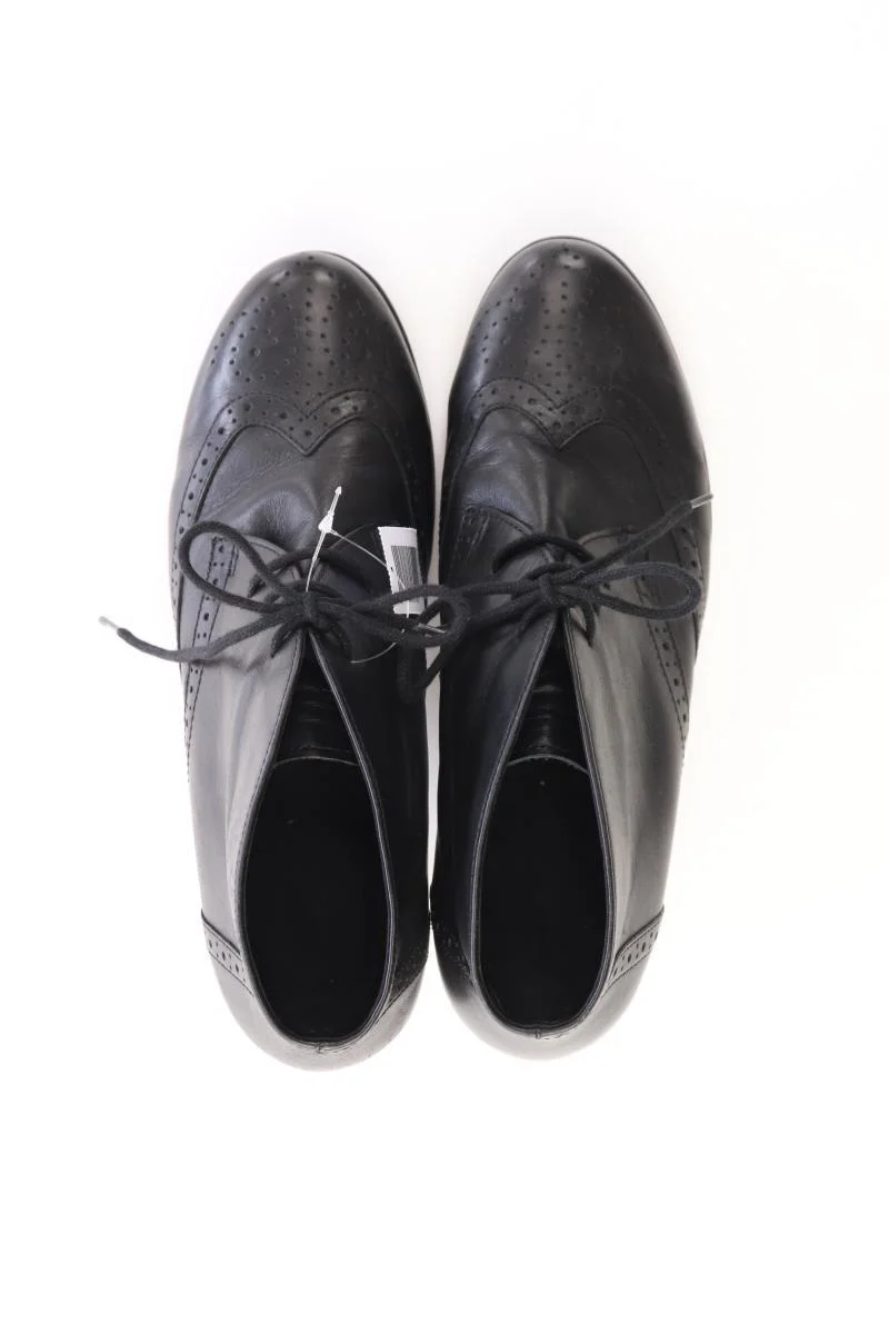 Gabor Ankle Boots Gr. 38 schwarz aus Leder